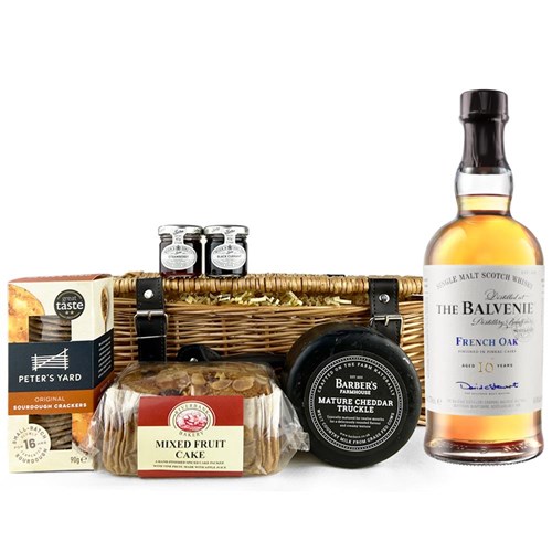 Balvenie 16yo French Oak Pineau Cask Whisky 70cl Premium Gift Hamper – Luxury Food & Drink Hamper